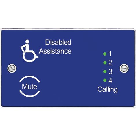 Système d'appel d'urgence pour toilettes - Répartiteur/unité centrale à 4 lignes (1/3)