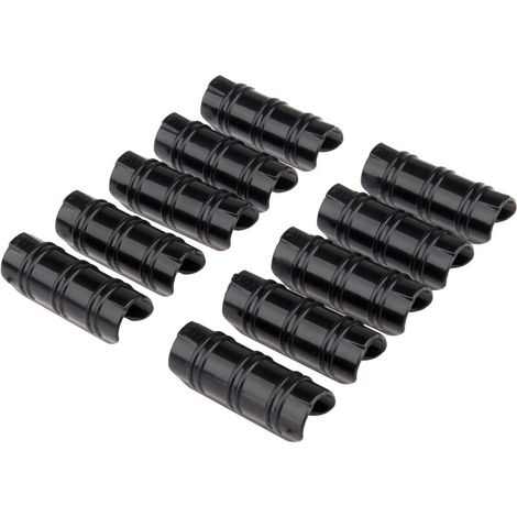 Morsetti per serra, fascette stringitubo per fissare coperture a serre da giardino, pellicole, piante, 20 pezzi 19 mm - Crezuo