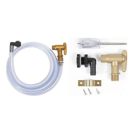 Tuyau jauge universel 2,15m – Tuyau flexible transparent – Raccord 3/4'' pour cuve de récupération d'eau – Installation facile (1/5)