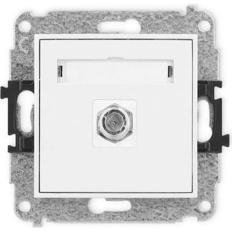 Toma antena Karlik 25mgf-1 IP44 desmontable retroiluminada (1/3)
