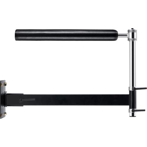 Mophorn Wand montiert einstellbare 360 ° Boxen Spinning Bar mit Handschuhen, schwarz PVC Leder Reflex Punching Speed Trainer, Boxen Training Ausrüstung