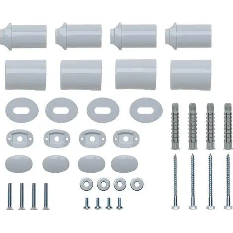 BRÖTJE Montage-Set exclusiv weiß (4 Halter), 588782