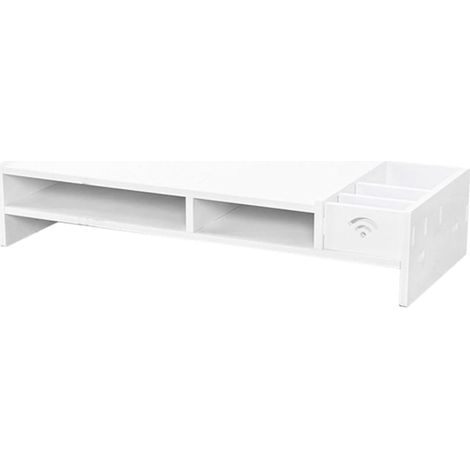 Rehausseur de Moniteur 48cm en Pvc, Étagère de Bureau à Niveaux (1/5)