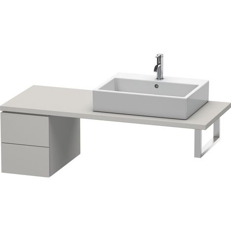 Consolle bassa L-CUBE 320x547x400mm cemento