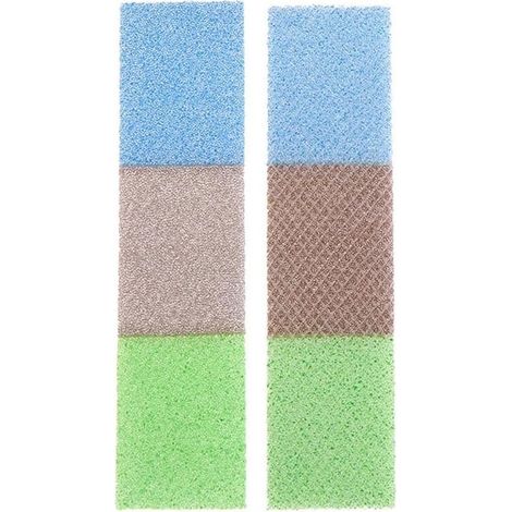 Lot de 2 Filtre Climatisation - Coton - Filtration Poussière - Option C 3 en 1 - Pour Climatiseur Domestique - 21x52 mm (1/5)