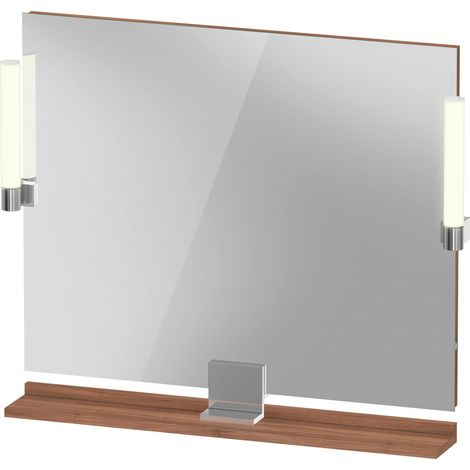 Duravit Sivida Spiegel, chrom, 850x36x650mm, Aufsatzleuchte, (1/5)