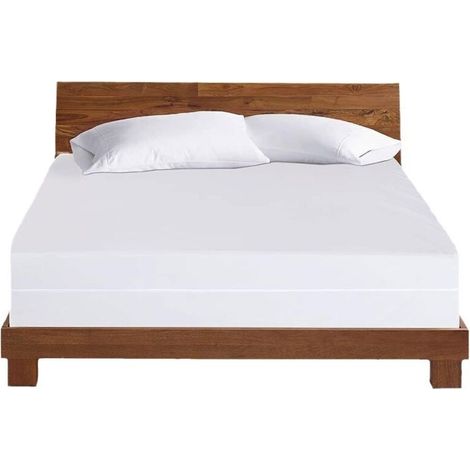 Housse de matelas imperméable à 6 côtés, housse de protection respirante et imperméable, housse de lit imperméable, coussin de couche pour bébé (1/3)
