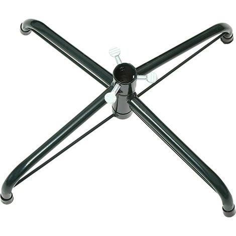 Support de sapin de Noël en acier, pied robuste pour arbre artificiel, base stable 60cm, lot de 1, fixation facile pour décoration festive (1/4)