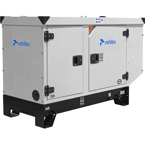 Groupe électrogène silencieux diesel 19 kVA SDMO (1/3)