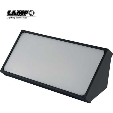 Plafoniera angolare 24W nera
