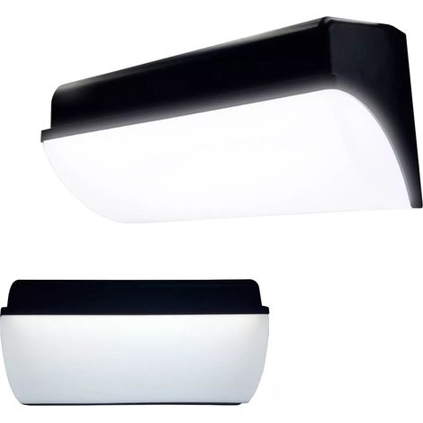 Applique LED 15W Esterno/Interno Nero, 1500 Lumen, IP65 Applique 30W - 4000k
