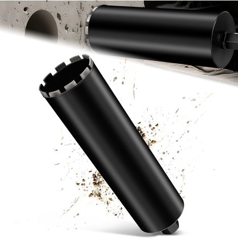 Couronne de Forage Diamantée avec Segment turbo, Ø 120 mm et Adaptateur SDS Plus, Foret avec Emmanchement 1 1/4" Et Longueur Totale de 460 mm