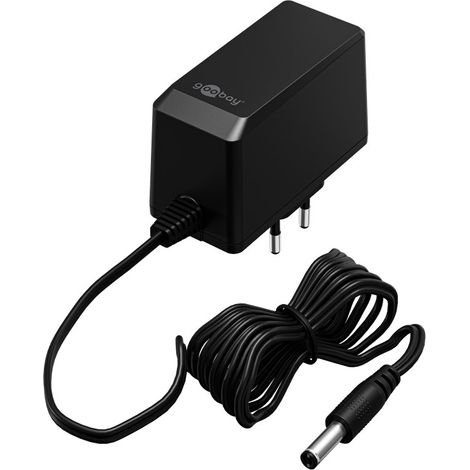 12 V alimentatore (27 W / 2,25 A), con spina DC di 5,5 mm x 2,1 mm.