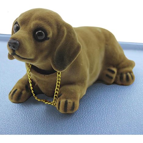 Poupées pour Voiture, Tableau de Bord de Voiture - Figurines de Figurines de Chien en résine pour Tableau de Bord de Ornement de Bureau décoratif créatif et Mignon pour de de vo (1/5)