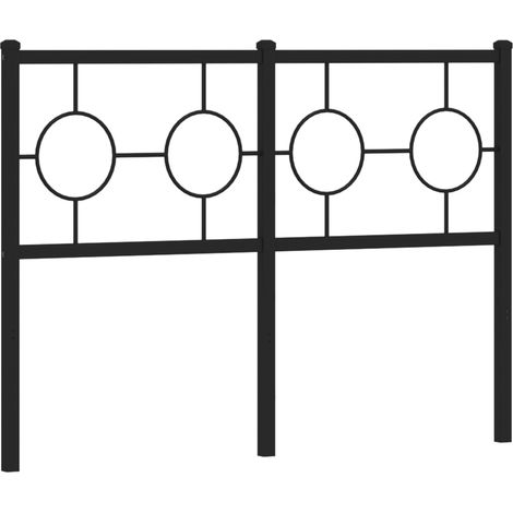 Maison Exclusive - Testiera di Ricambio in Metallo Nero 120 cm