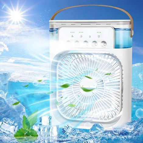 Climatiseur Portable - Non spécifié - Mini Climatiseur - 3 Vitesses - Rechargeable USB - Silencieux