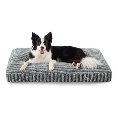 Panier Chien Moyen Taille, Coussin Chien Dehoussable Lavable, Lit pour Chiens Respirant Antidérapant pour Moyen Petit Chiens et Chats, 74x53x8cm (1/5)