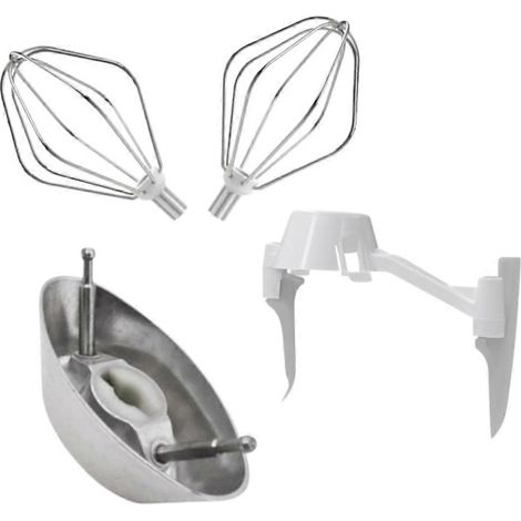 Acier inoxydable robot adapté à Bosch robot fil Whips pour Bosch robot 4 pièces pour Bosch robot fouet fil (1/5)