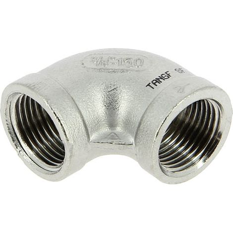 Coude 90° inox égal Femelle 3/8