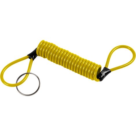 Reminder, cavetto di sicurezza a spirale - Giallo