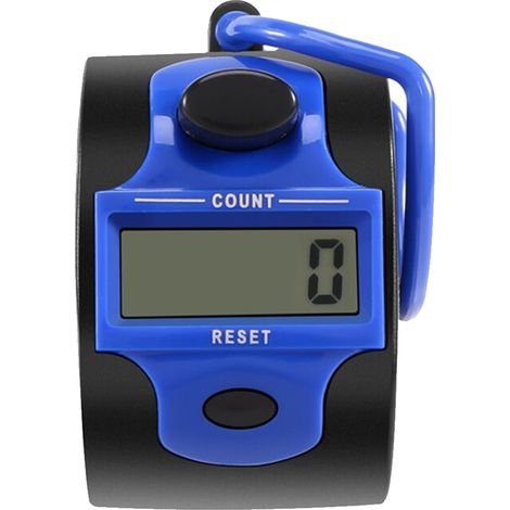 Compteur Clics Electronique - Ecran LCD - Capacite 99999 - Poche Portable - ABS 5 x 4,9 cm - Pile AG13 Integree - 1 Unite (1/5)