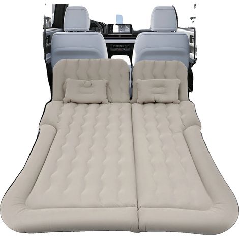 Matelas SUV, Lit de voiture gonflable, Pompe électrique incluse, Gris (1/5)