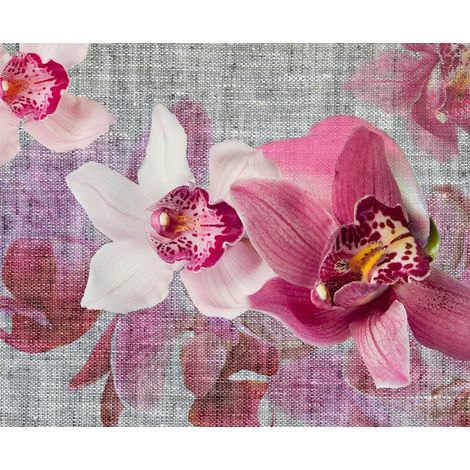 papier peint panoramique fleurs rose - Sanders & Sanders (1/5)