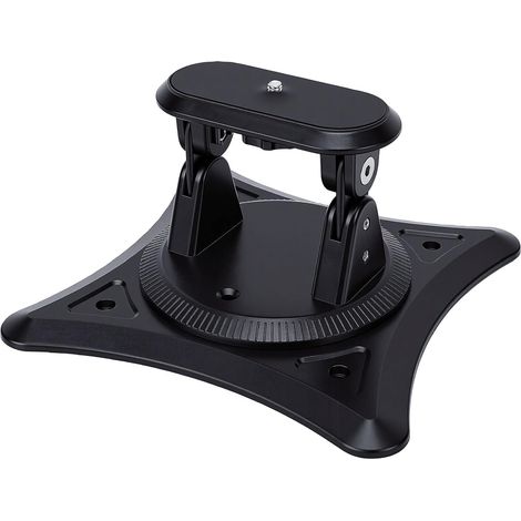 Support de Plafond pour Projecteur Rotatif à 360 Degrés Support de Port fileté de 1/4 Pouces pour Mural de Cinéma Maison (1/5)