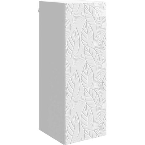 Wall-Mounted Cabinet High Gloss White 33 x 34.5 x 90 cm vidaXL