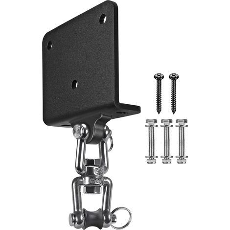 Punching Bag Hanger, Heavy-Duty Stand, Rotatable Training Mount, Carbon Steel Build, Strong Bearing Support, for Home Boxing and Outdoor Fitness,4.13x3.74 inches (1/5)