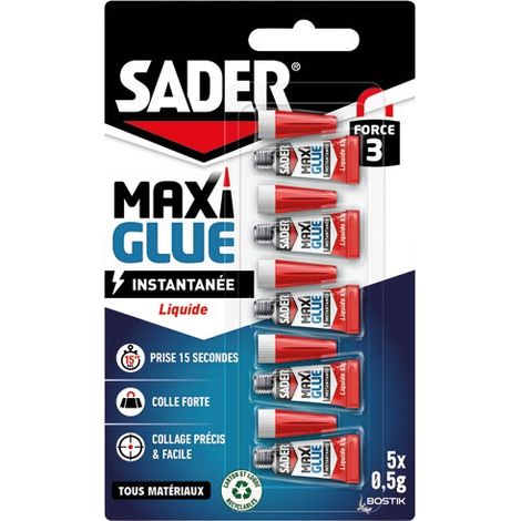 Sader Maxi Kleber Sofortflüssig 0,5 g x5 - Sader