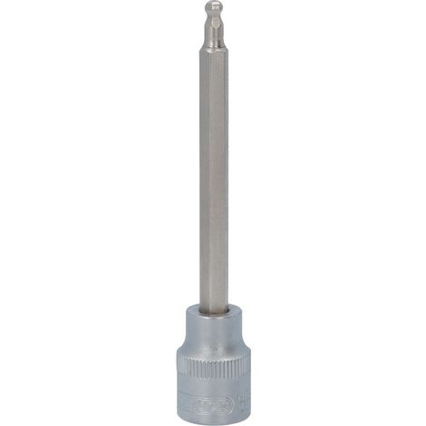 KS Tools 911.5394 3/8" Bussola p.viti a esagono incassato c.testa sferica,lunga,4mm (1/4)