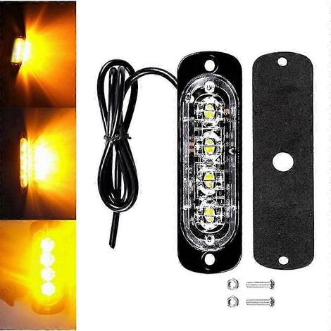 Barre lumineuse LED, phares de travail, feux de brouillard, faisceau concentré 12 V, pour véhicules tout-terrain, SUV, 4x4, voitures, bateaux, camions et quads. (1/5)