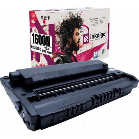 Toner Inkdigo 593-10082 compatibile con Dell 1600N, certificato TÜV. (1/5)