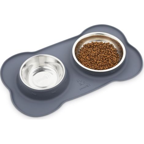 Stainless Steel Non-Slip Dog Cat Bowl (1/5)