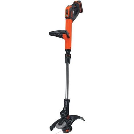 Coupe-Bordures Electrique Sans Fil 18V STC1820EPC-QW - BLACK+DECKER - 2 Vitesses Tete Pivotante 180° (1/4)