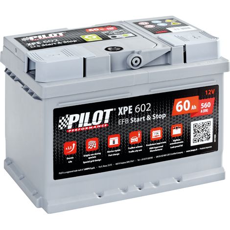 Batteria 12V - Pilot Start-Stop EFB - 60 Ah - 560 A - LB2 (1/2)