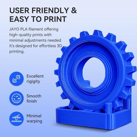 Filamento PLA 1,75 mm, filamento per stampante 3D, precisione dimensionale +/- 0,02 mm, bobina da 1,1 kg (2,4 libbre), filamento avvolto ordinatamente, bianco 1100 g (1/4)