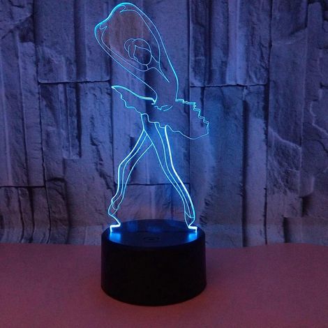 Lumière 3D Ballet 7 Couleurs Touche Lumière Vision 3D Stéréoscopique (1/5)