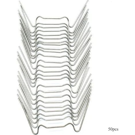 Filiyano-25/50 pièces Pinces de fixation pour panneaux de verre de serre, type W/Z, outils pour serre (W 50 pièces, W 50 pièces) (1/5)