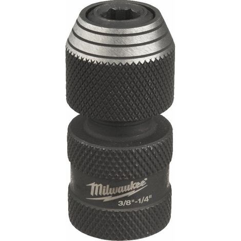 Adattatore per avvitatore a impulsi Milwaukee da 3/8" quadrato x 1/4" esagonale