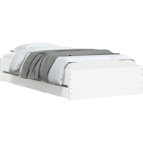 Estructura de cama con almacenamiento Blanco 80 x 200 cm vidaXL