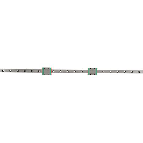 rail de guidage linéaire miniature MGN12 de 500 mm de long et 12 mm de large, 2 blocs de glissement MGN12B