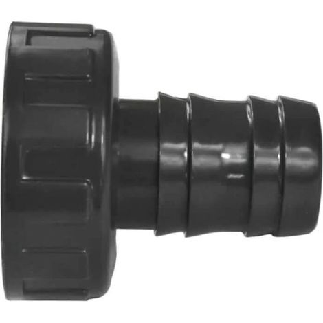 Raccord PVC 2 Pouces avec Douille de Tuyau et Écrou 50mm – Connexion Étanche, Durable et Facile à Assembler pour Systèmes d'Irrigation et Jardinage, Résistant aux Produits Chimiques