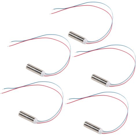 5 Pièces Moteur Vibrant Sans Balais Cylindrique 14500 tr/min Étanche pour Appareil de Massage (1/5)