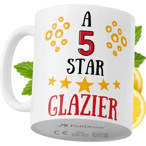 Lustige Tasse für Glaser – Kaffee- oder Teetasse mit witzigem Textdesign – ideal für Geburtstage, Namenstage, Feiertage und besondere Anlässe. Hochwertige Tasse für Zuhause, Büro und Arbeit. Farbe: We