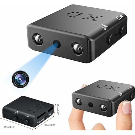 Mini Caméra,Lefou 1080P HD Caméra Cachée,Espion avec Vision Nocturne et Détection de Mouvement,Micro Spy Cam,Intérieure/Extérieure Caméra de Surveillance Lefou (1/5)