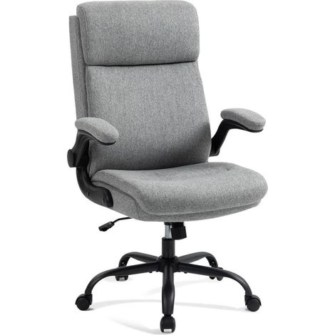 CASTLOVE Ergonomischer Bürostuhl mit Rückenlehne Armlehne Höhenverstellbar (1/5)