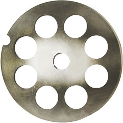 Piastra professionale in acciaio per Tritacarne numero 22 "Palumbo Pavi" -7 fori da 18 mm (1/5)