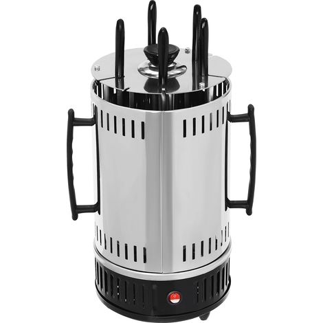 Grill électrique vertical 1000W, gril rôtissoire vertical, machine à gril rotative électrique avec 5 brochettes sans fumée (1/5)
